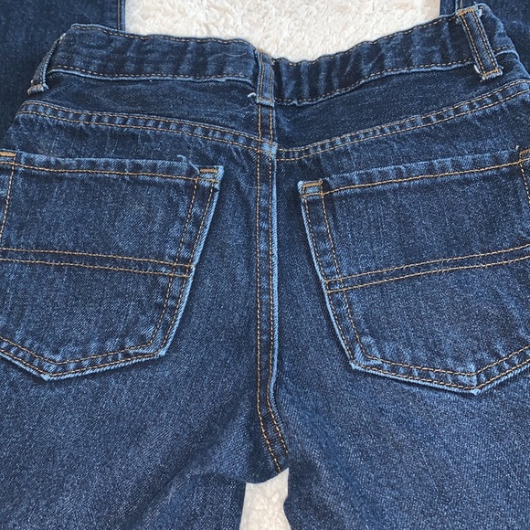 Children’s Place 8 Skinny Jeans EUC Adjustable Waist Dark Denim - Picture 6 of 12